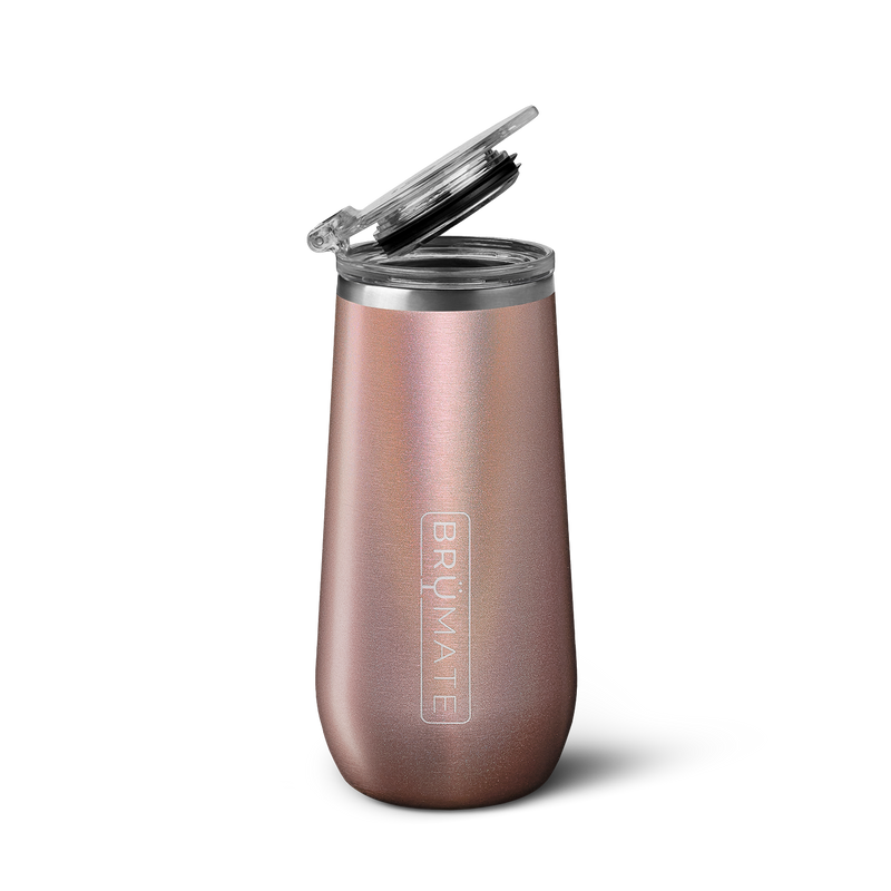 Champagne Flute | Glitter Rose Gold | 12oz G9